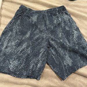 Lululemon men’s shorts with liners, 8 inch inseam